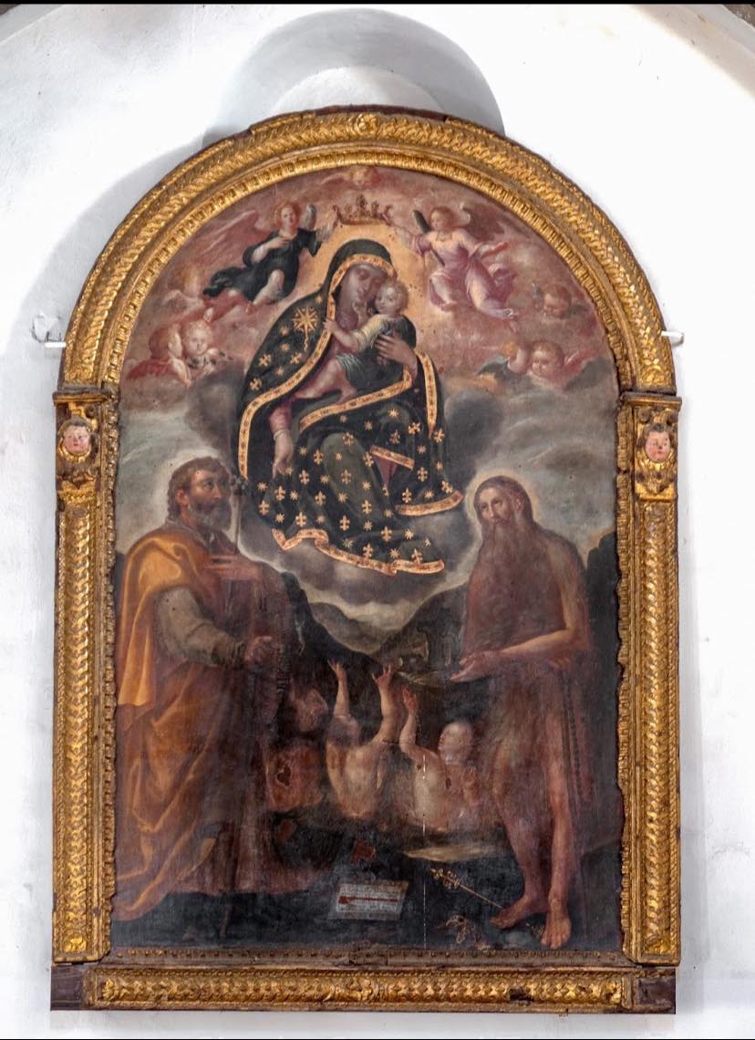 MADONNA DEL  CARMINE  IACOBUS DE ANTORA  NEAP. PNGB 1608 - 127.4 Kb