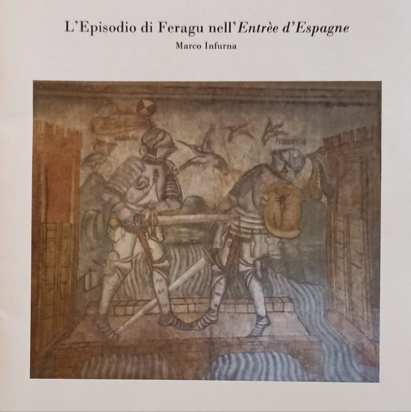 DUELLO FERAGU E ROLANDO (AFFRESCO seconda met del 1400, ai confini con la Svizzera) - 64.2 Kb